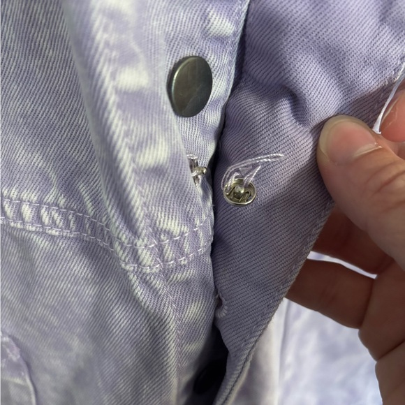 PISTOLA Parker Denim Romper in Purple Amethyst NWOT - Picture 8 of 11